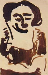 Karl Schmidt Rottluff: Studio di donna